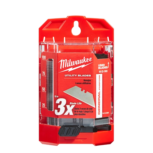 100 PC General Purpose Utility Blades w/ Dispenser