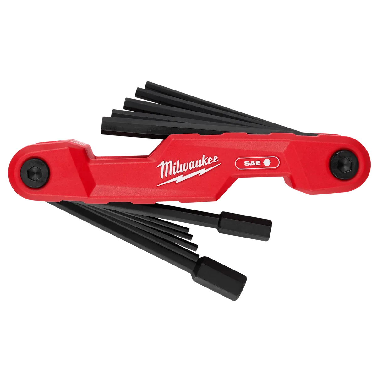 11-Key Electrician's Folding Hex Key Set - SAE