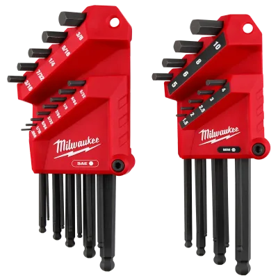 (2PC) SAE/Metric 22-Key L-Style Hex Key Set
