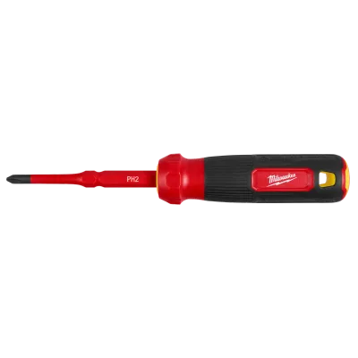 2-IN-1 1000V Insulated Flip Shank Multi-Bit Screwdriver