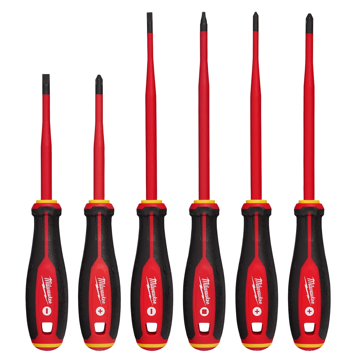 (6PC) 1000V Insulated Slim Tip Screwdriver Set