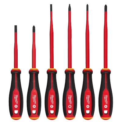 (6PC) 1000V Insulated Slim Tip Screwdriver Set