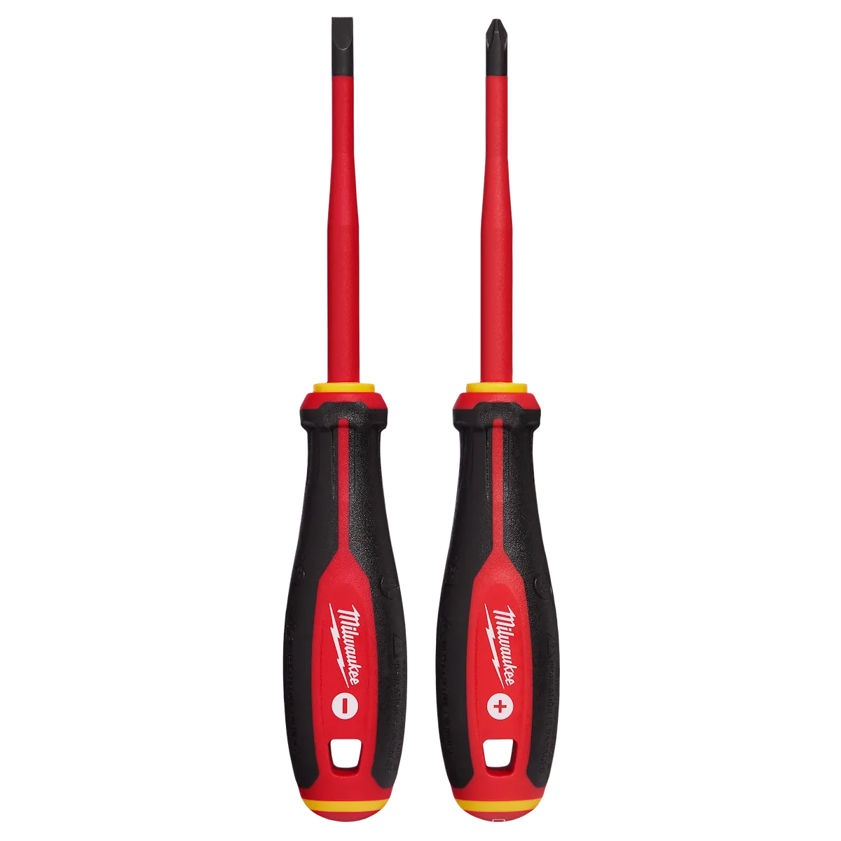 (2PC) 1000V Insulated Slim Tip Screwdriver Set