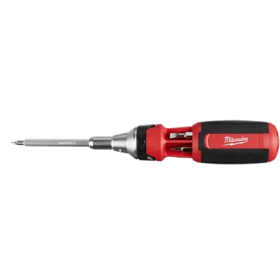 9-IN-1 Square Drive Ratcheting Multi-Bit Screwdriver