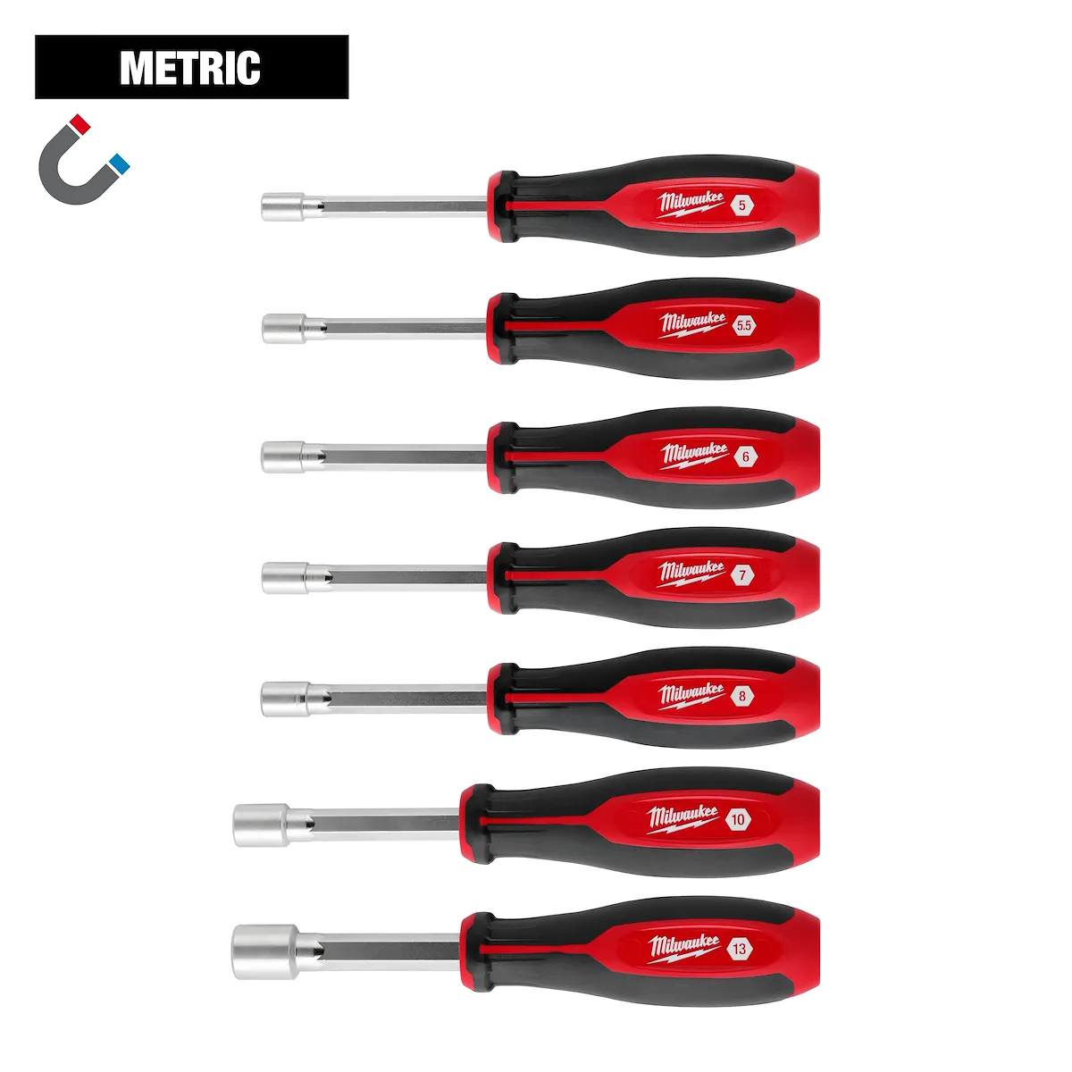 (7PC) Metric HollowCore™ Magnetic Nut Driver Set