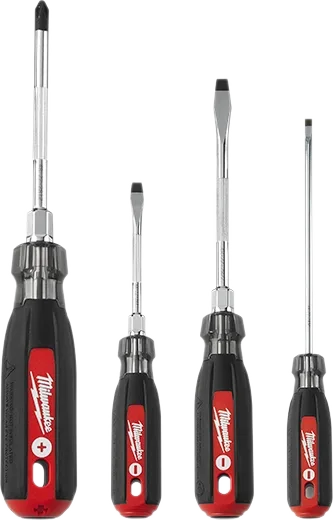 4 Piece Cushion Grip Screwdriver Kit