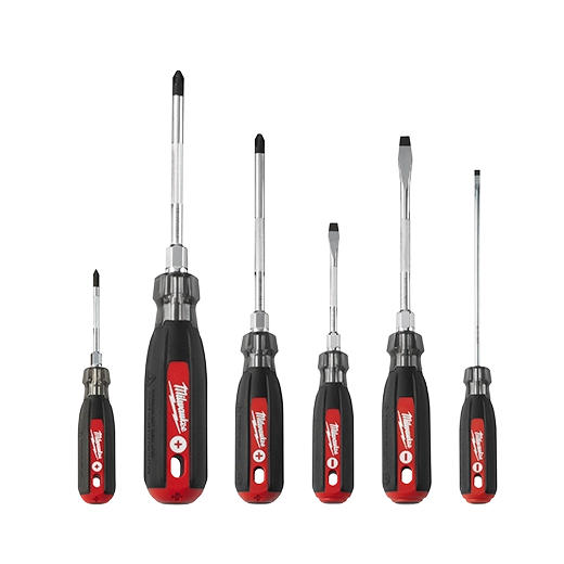6 Piece Cushion Grip Screwdriver Kit