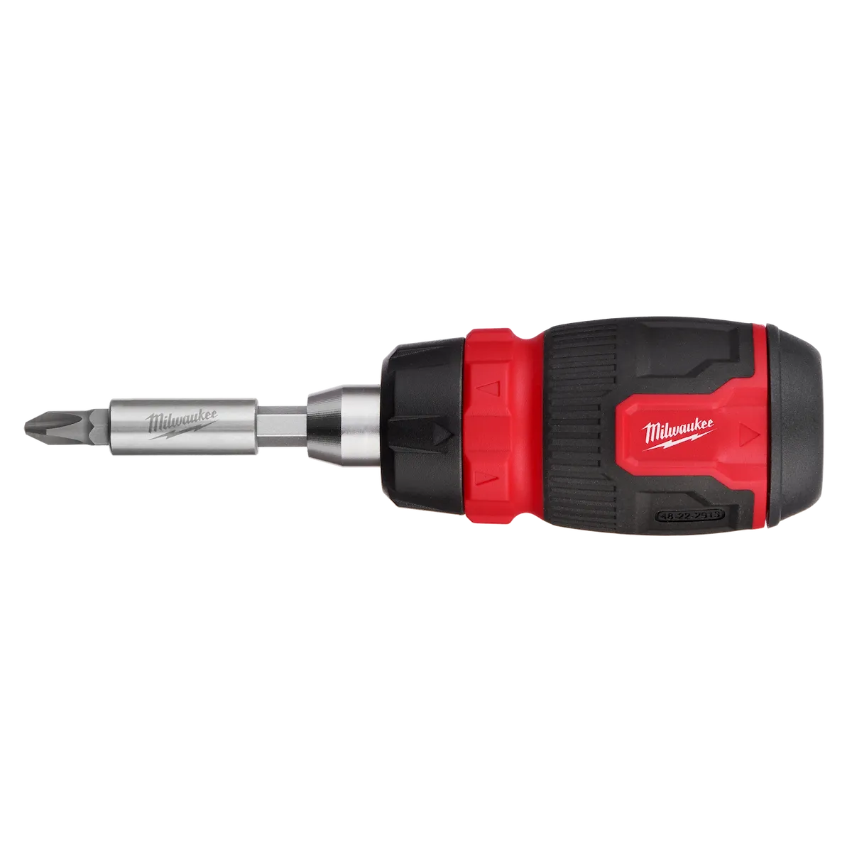 8-IN-1 Ratcheting Compact Multi-Bit Screwdriver