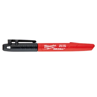 Inkzall Black Fine Point Marker - 4 Pack