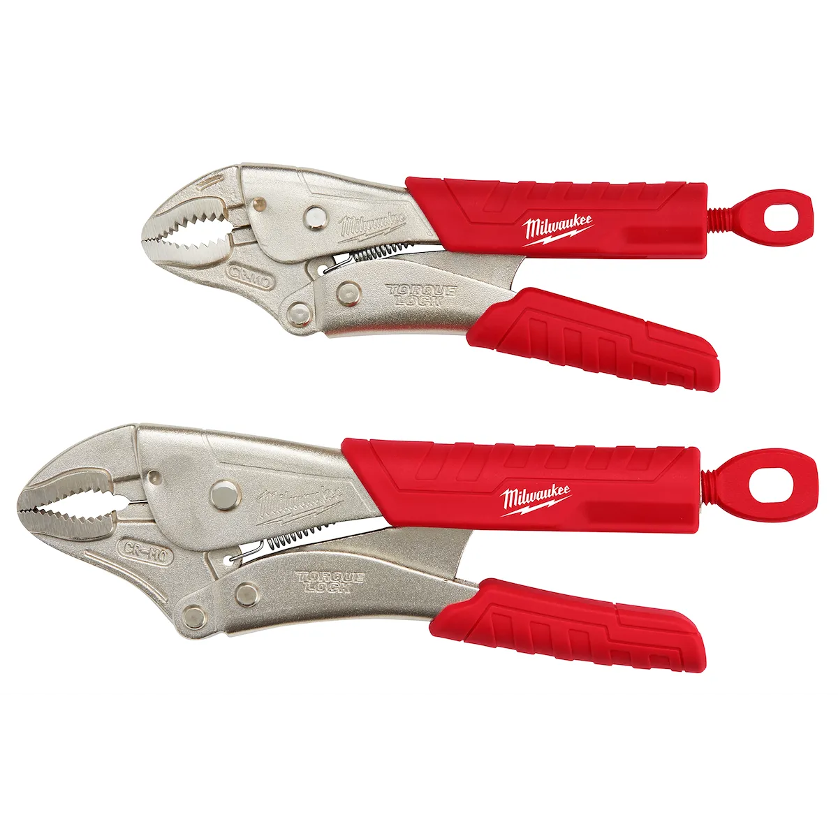 2PC TORQUE LOCK Curved Jaw Locking Pliers Set