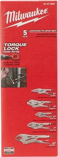 5PC TORQUE LOCK™ Pliers Kit