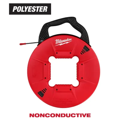 200' Polyester Fish Tape w/Non-Conductive Tip
