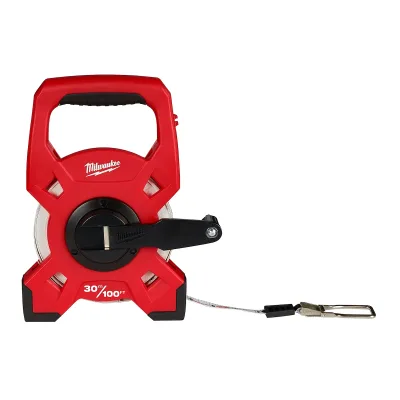 30M/100' Fiberglass Open Reel Long Tape Measure