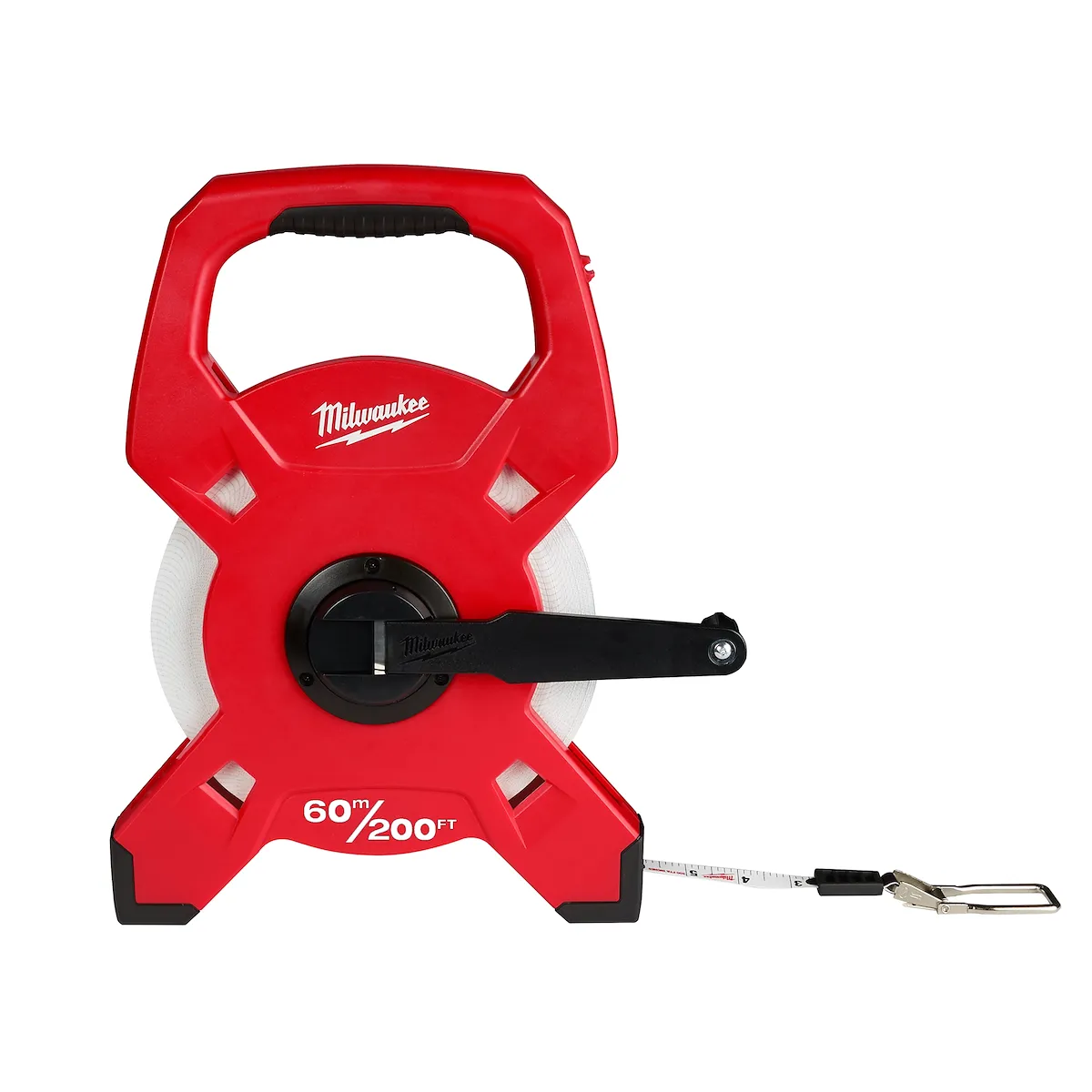 60M/200' Fiberglass Open Reel Long Tape Measure