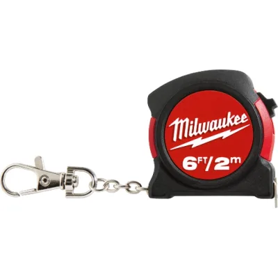 Milwaukee Tool Milwaukee 6FT / 2M Keychain Tape Measure 48-22-5506
