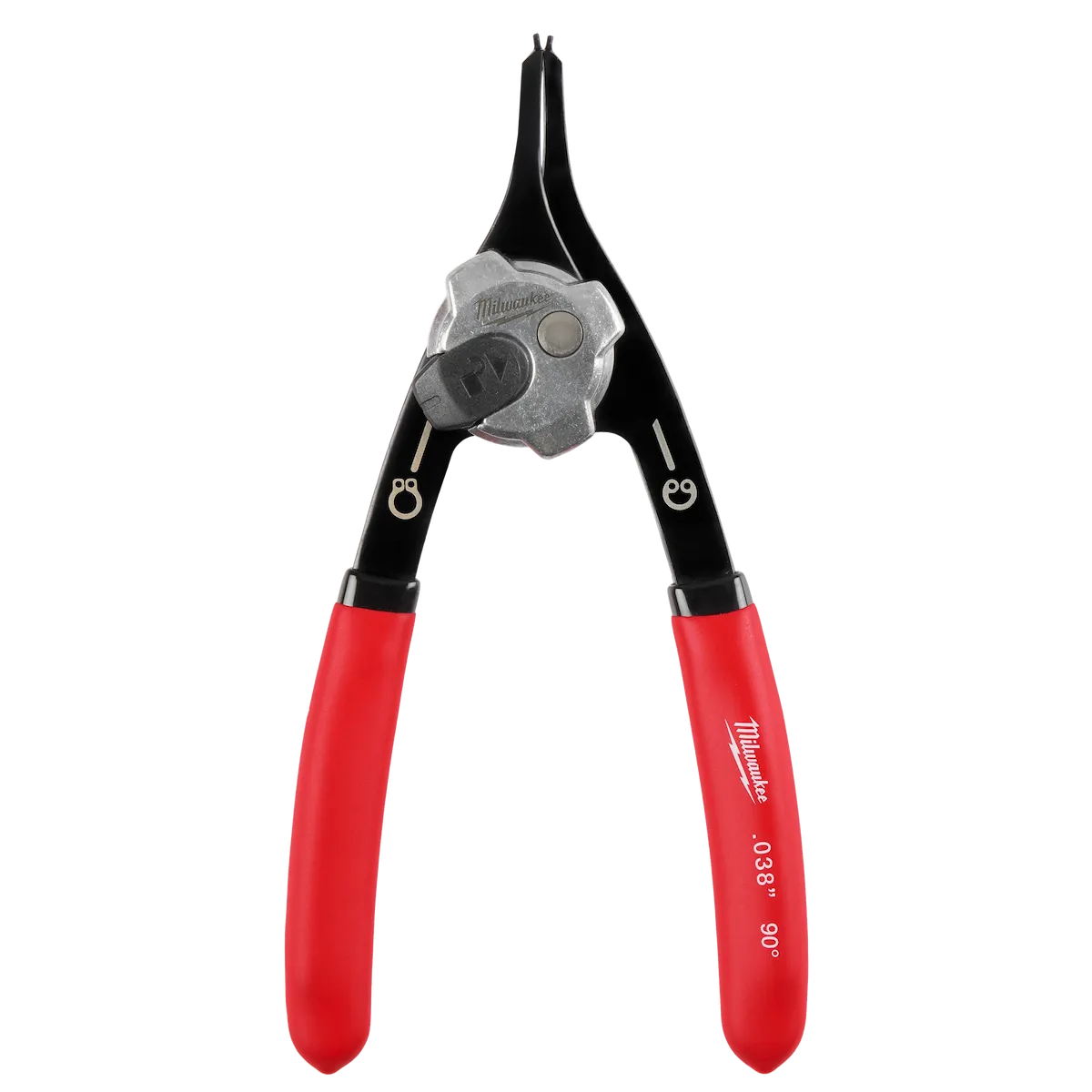 .038" Convertible Snap Ring Pliers - 18°