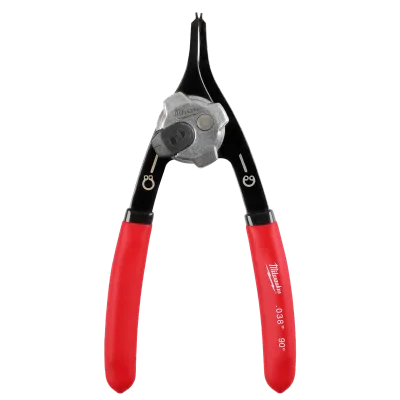 .038" Convertible Snap Ring Pliers - 18°