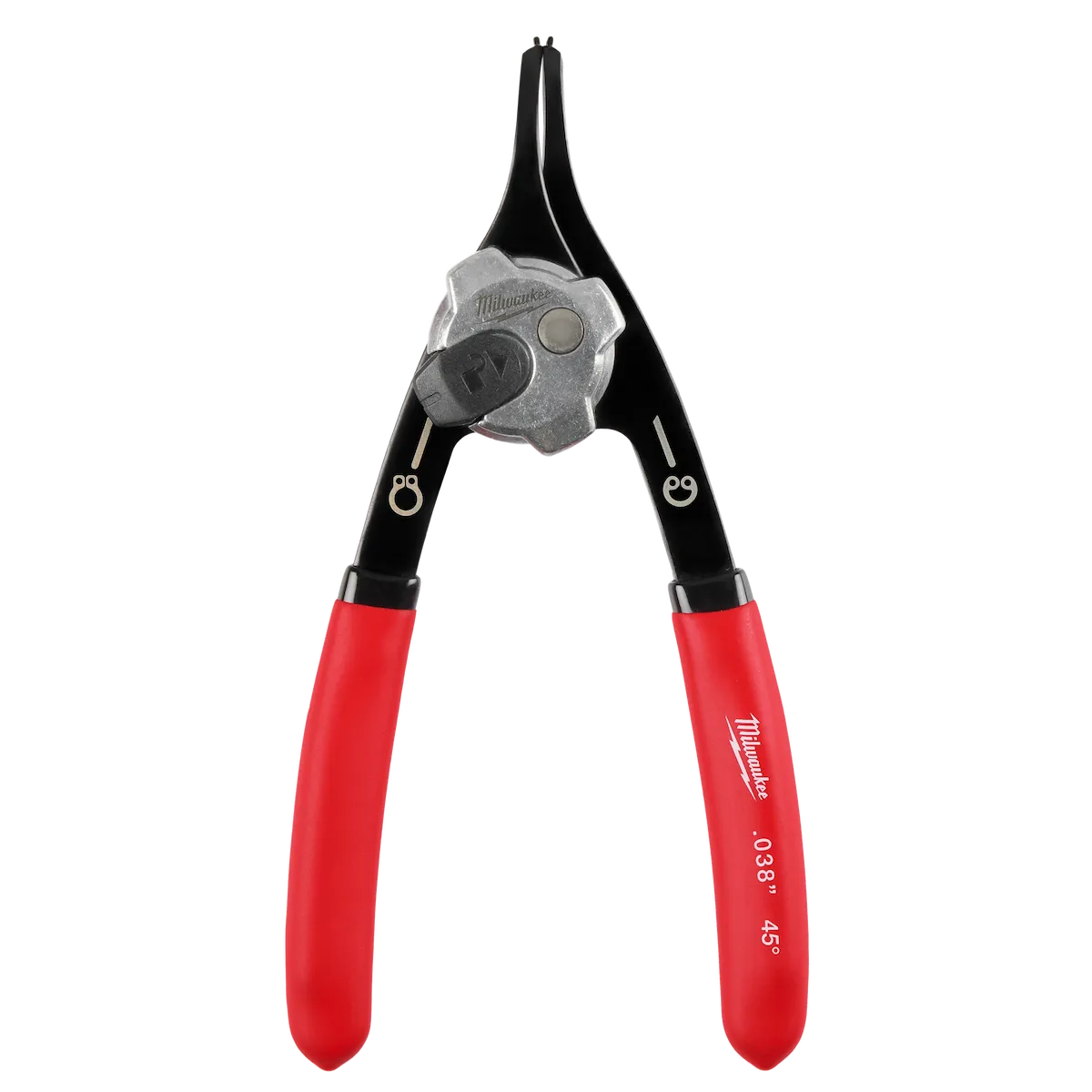 .038" Convertible Snap Ring Pliers - 45°