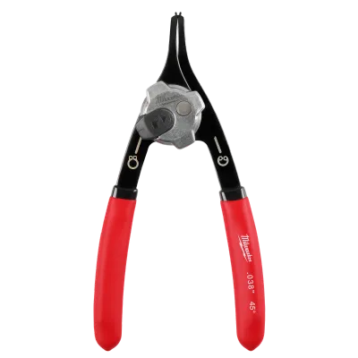 .038" Convertible Snap Ring Pliers - 45°