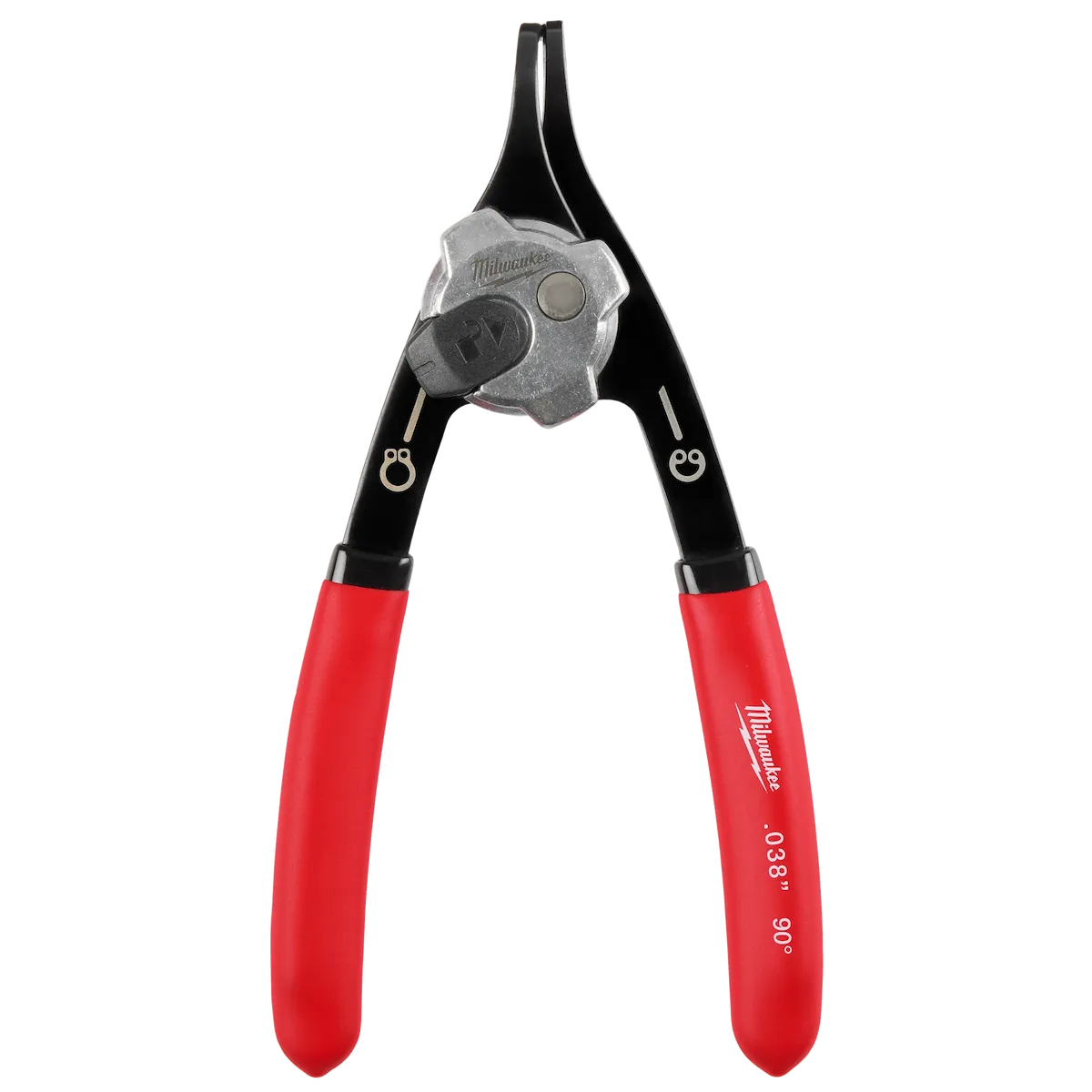 .038" Convertible Snap Ring Pliers -90°