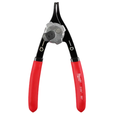 .038" Convertible Snap Ring Pliers -90°