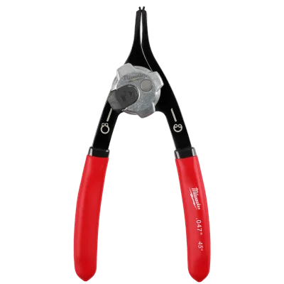 .047" Convertible Snap Ring Pliers - 45°