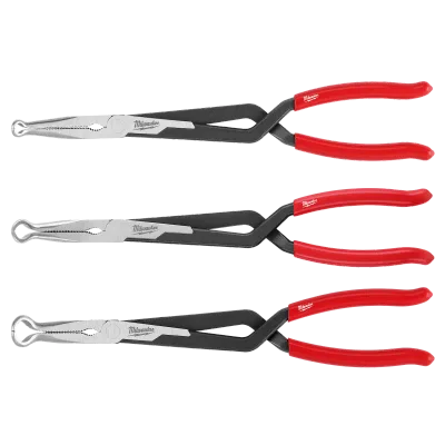 13” Long Reach Hose Grip Pliers Set