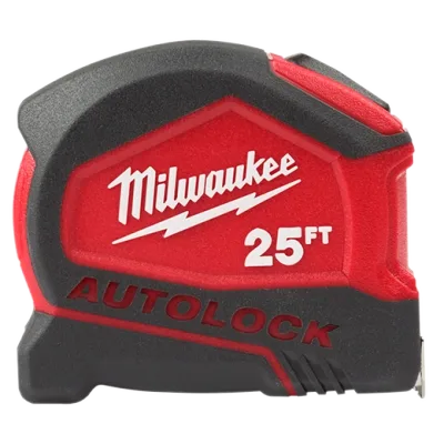 Milwaukee Tool Compact Auto-Lock Tape Measures 48-22-6825