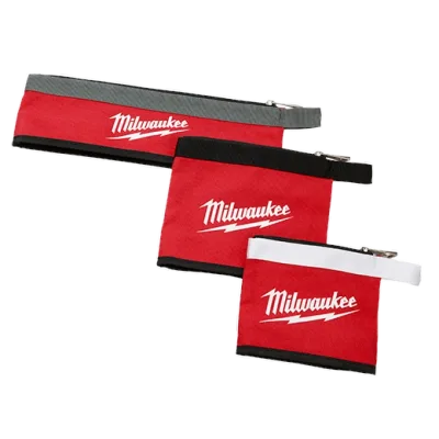 3PC Multi-Size Tool & Accessory Zipper Pouches