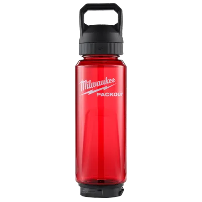 34OZ Red PACKOUT™ Bottle w/ Chug Lid