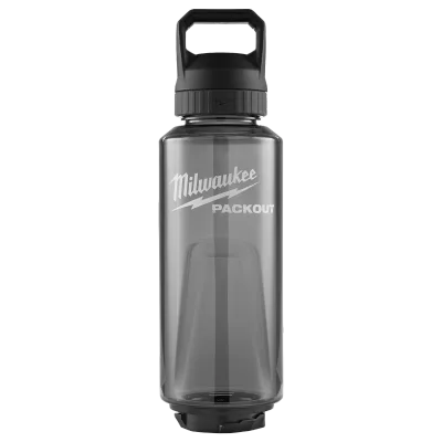 48OZ Black PACKOUT™ Bottle w/ Chug Lid