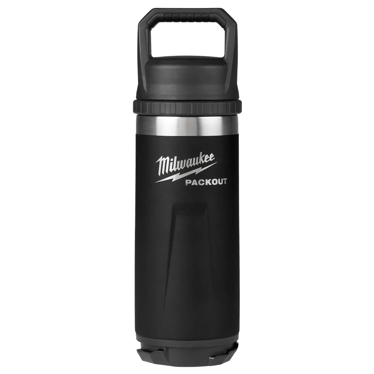 18OZ Black PACKOUT™ Insulated Bottle with Chug Lid