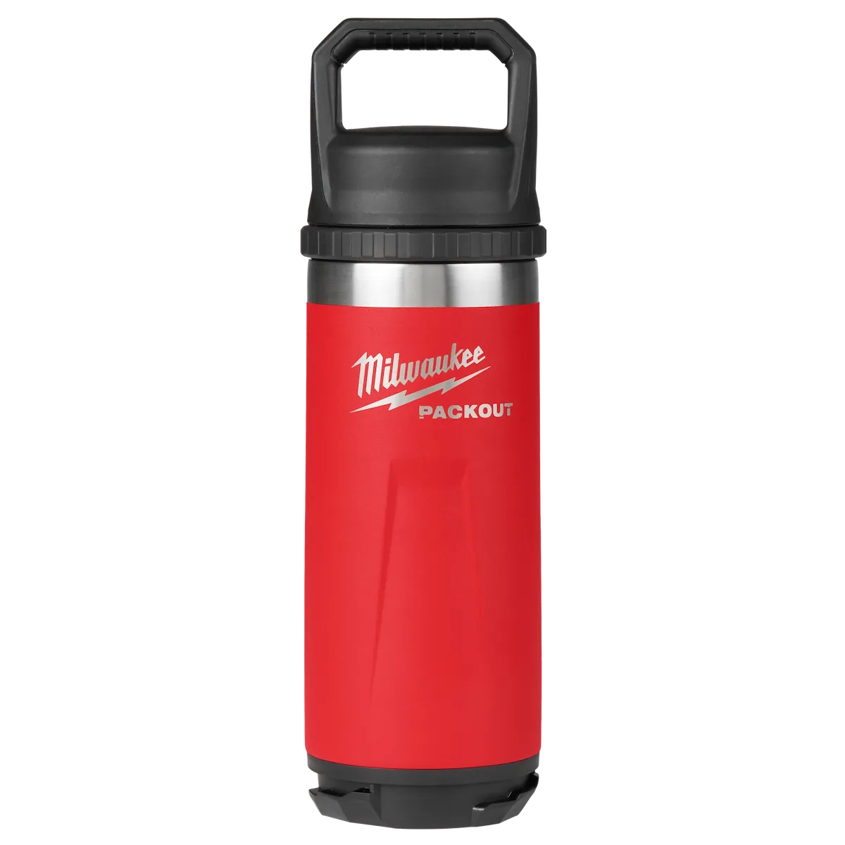 18OZ Red PACKOUT™ Insulated Bottle with Chug Lid