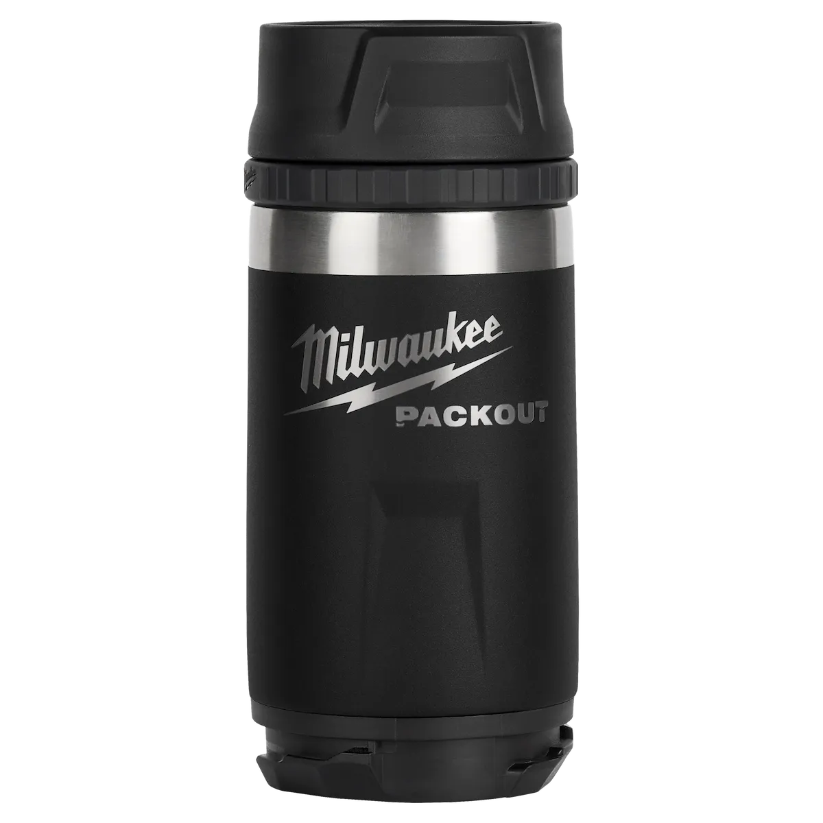 12OZ Black PACKOUT™ Insulated Bottle w/ Sip Lid