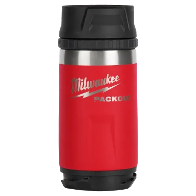 12OZ Red PACKOUT™ Insulated Bottle w/ Sip Lid