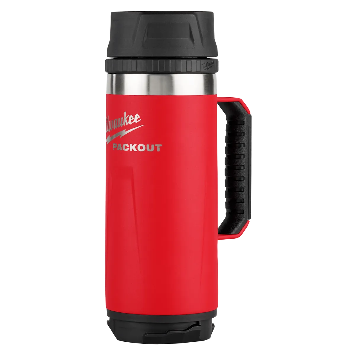18OZ Red PACKOUT™ Insulated Mug with Sip Lid