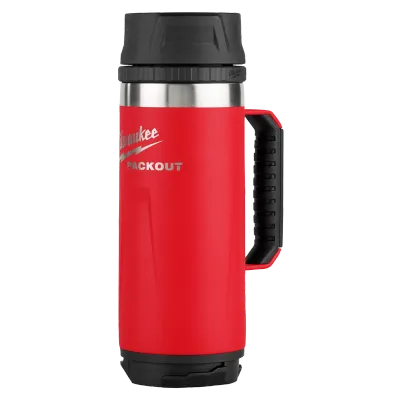 18OZ Red PACKOUT™ Insulated Mug with Sip Lid