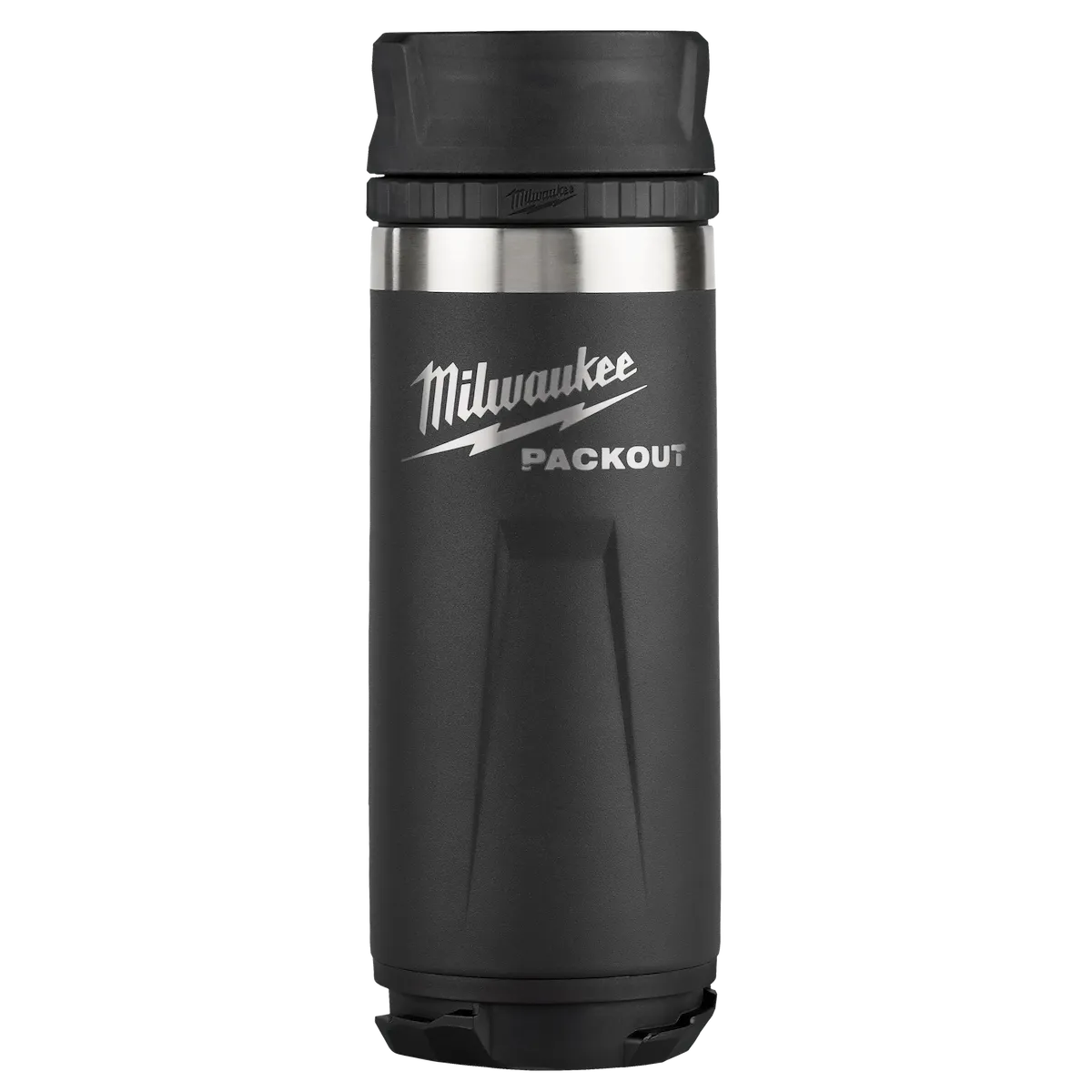 18OZ Black PACKOUT™ Insulated Bottle with Sip Lid
