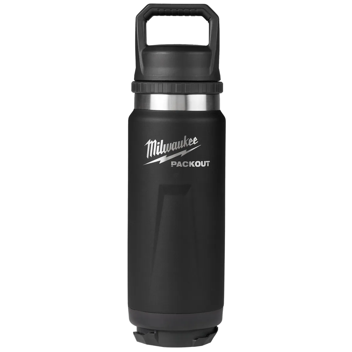 24OZ Black PACKOUT™ Insulated Bottle with Chug Lid