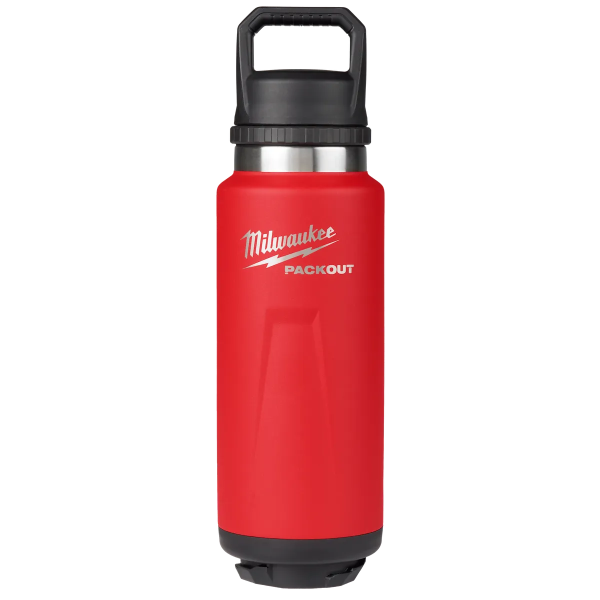 36OZ Red PACKOUT™ Insulated Bottle with Chug Lid