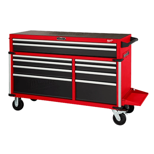 56” High Capacity 10-Drawer Steel Storage Cabinet