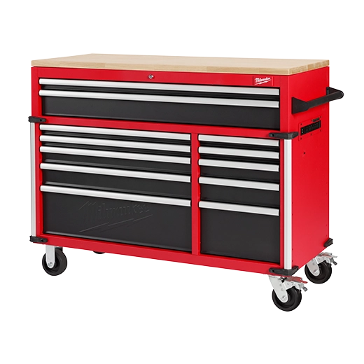 52" High Capacity Industrial 12-Drawer Mobile Workbench