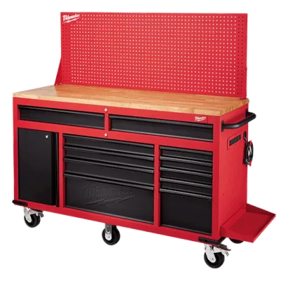 61" Mobile Work Station with Hardwood Top