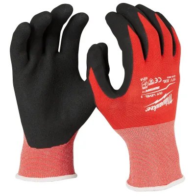 Milwaukee Tool Cut Level 1 Nitrile Dipped Gloves 48-22-8904