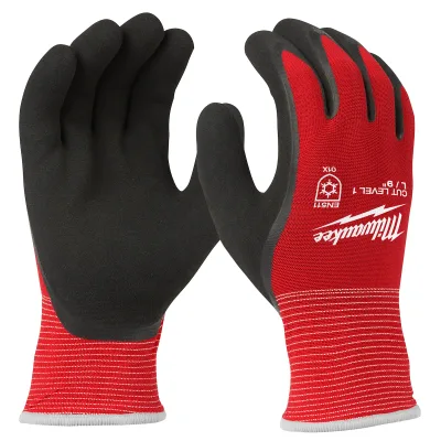 Milwaukee Tool Cut Level 1 Winter Dipped Gloves 48-22-8912B