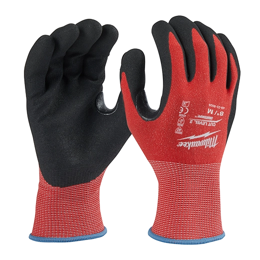 Milwaukee Tool Cut Level 2 Nitrile Dipped Gloves 48-22-8926