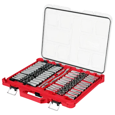 98PC 3/8" 6-Pt & 12-Pt Ratchet & Socket Set