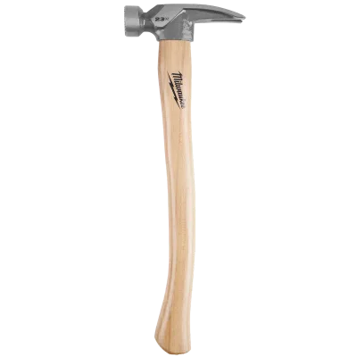 23OZ Milled Face Hickory Handle Framing Hammer