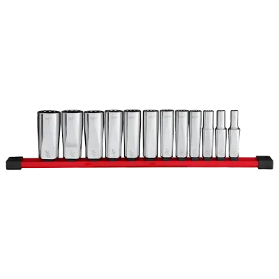 12PC 3/8" Drive 12-Point Deep Well Socket Set