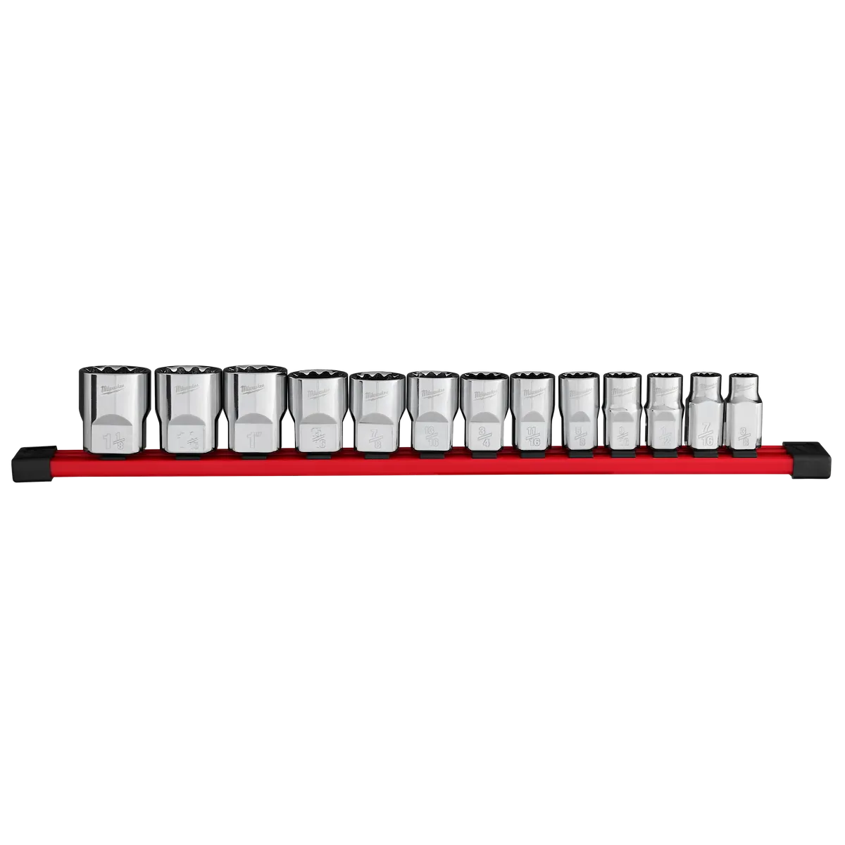 13PC 1/2" Drive 12-Point SAE Socket Set